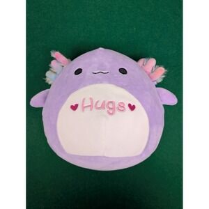 Squishmallows Monica the Axolotl Purple Hugs Valentine 10 Inch Plush Toy 2023